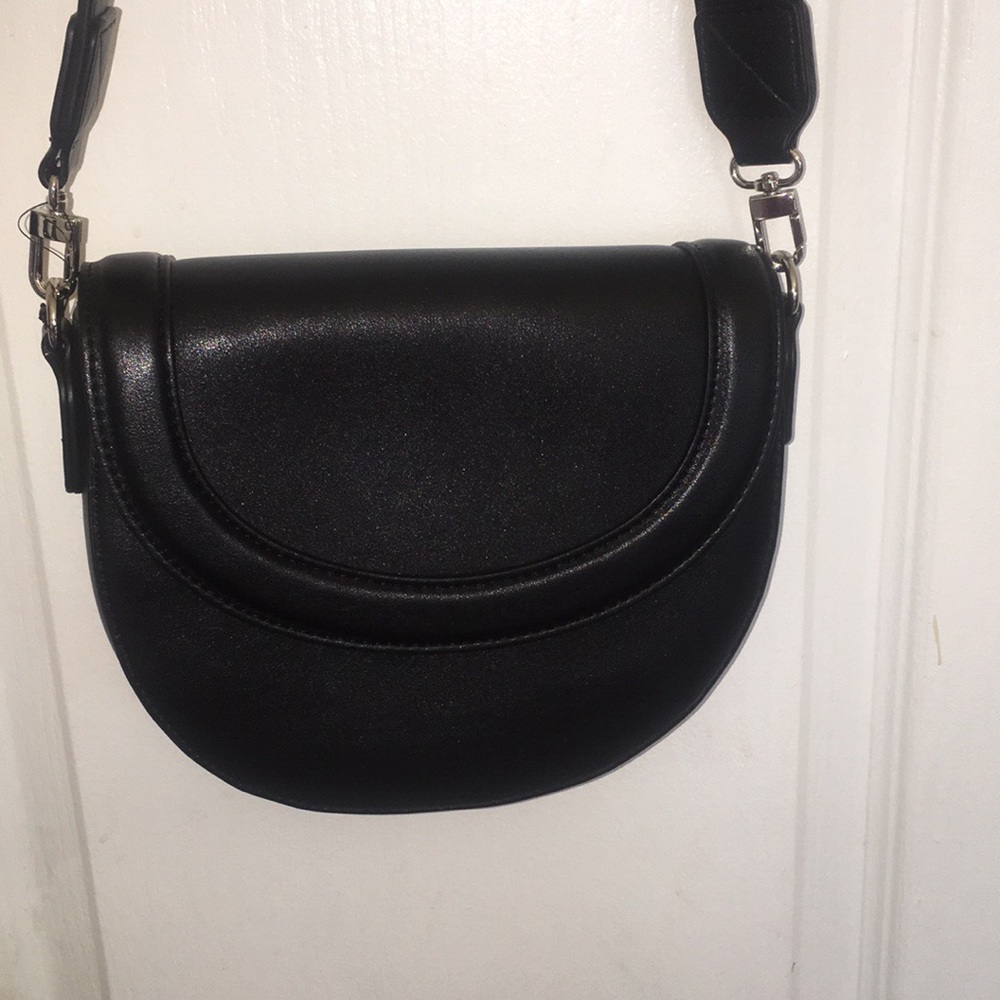 Express black cross body bag